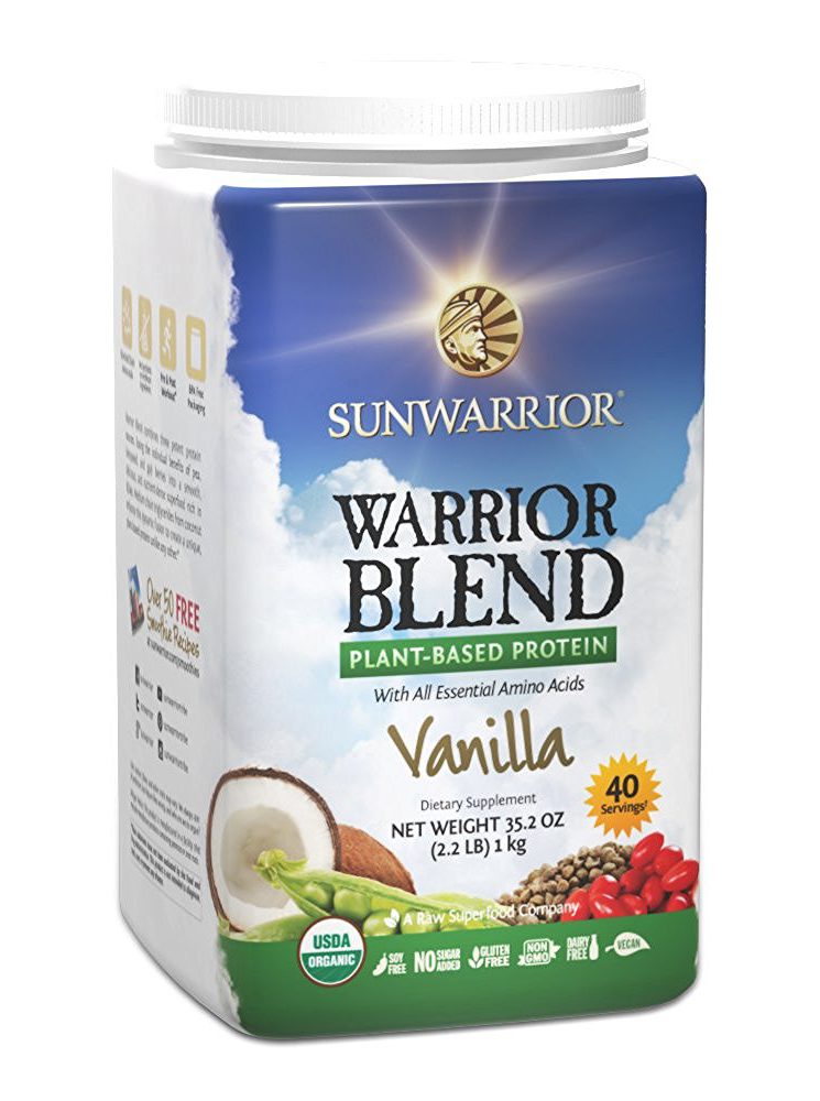 sunwarriorwarriorblendproteinpowder Best Vegan Protein Powder Reviews