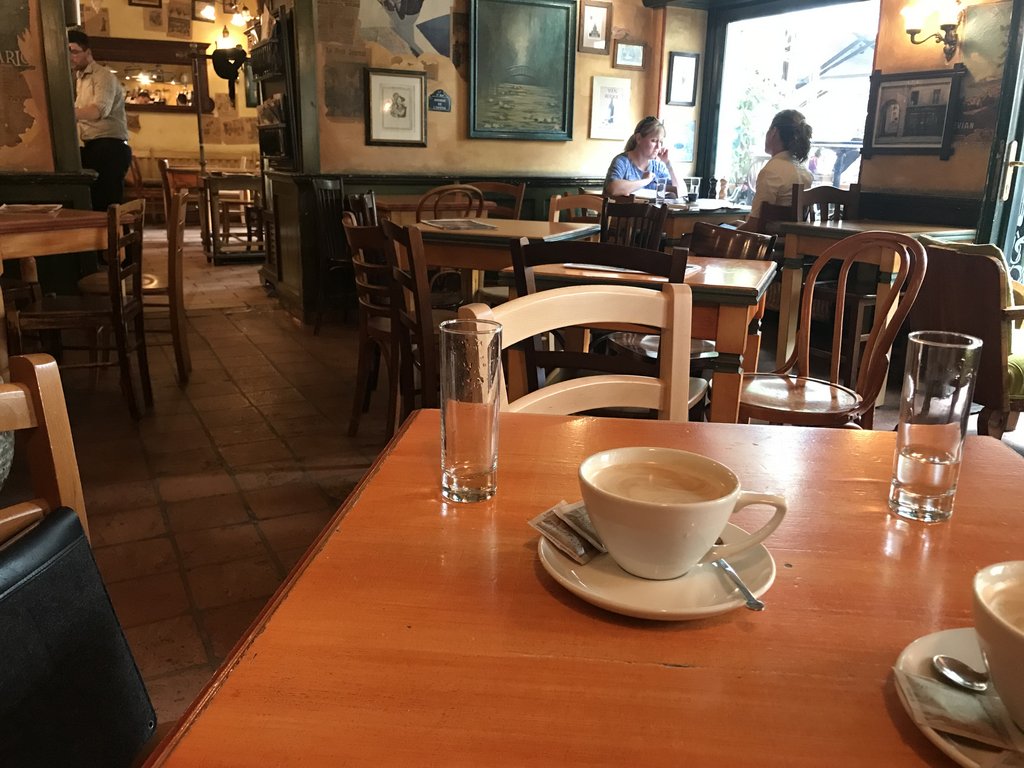 Le petit cafe - vegan coffee with soy milk in Ljubljana